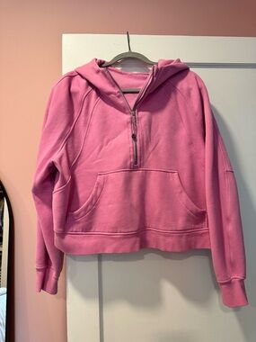 lululemon athletica Pink Half-Zip Hoodie